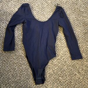 H&M Navy blue bodysuit size small